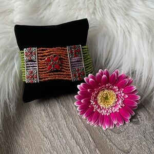 💚🧡 Colorful Beaded Adjustable Bracelet